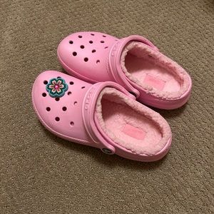Crocs fuzzy